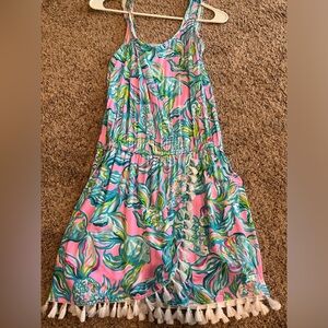 Size small Lilly Pulitzer hidden romper EUC